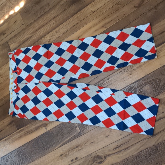 Loudmouth Pants Loudmouth Argyle Golf Pants Mens 38x32 Poshmark